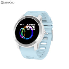 2019 New SENBONO S08 plus Women/Men Smart Watch Blood Pressure Heart Rate Monitor IP68 Waterproof Smartwatch for Android IOS